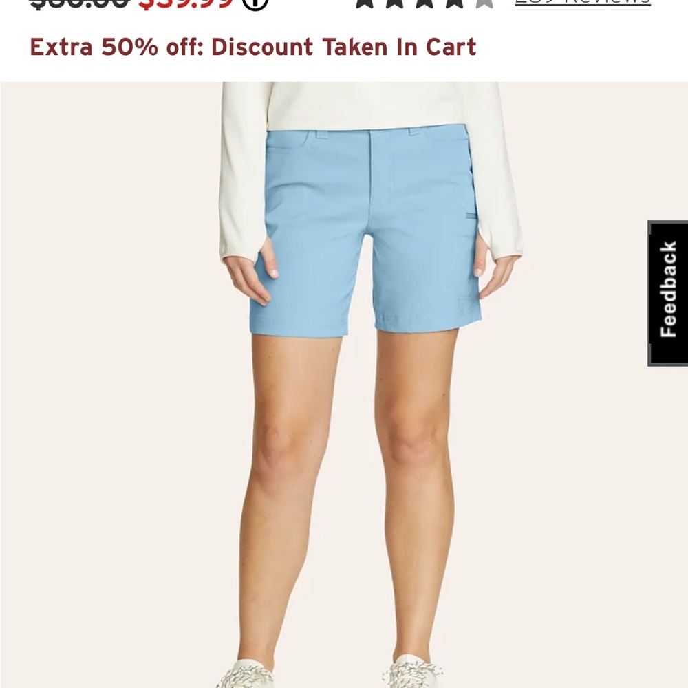 NWT Eddie’s Bauer Rainier short size 4P